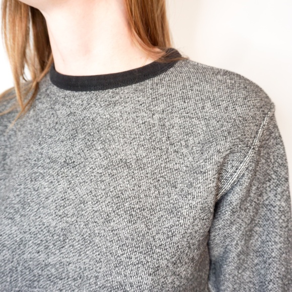 T ALEXANDER WANG Heather Grey Pullover Sweater Top - Picture 5 of 7